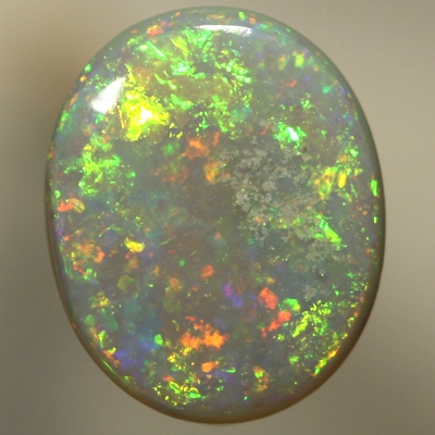 SOLID SEMI BLACK OPAL Sparkling neon green and yellow over orange